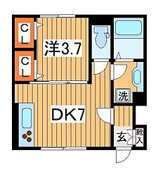 間取図画像 1DK