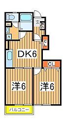 間取図画像 2DK
