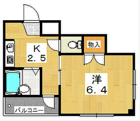 リヴィエール樟葉 ｜大阪府枚方市町楠葉１丁目(賃貸マンション1K・3階・22.00㎡)の写真 その2