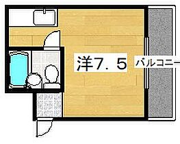 コーポ橋本  ｜ 京都府八幡市橋本東山本（賃貸マンション1R・2階・16.20㎡） その2