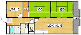 サンライフ牧野  ｜ 大阪府枚方市上島町1-16（賃貸マンション3LDK・4階・61.00㎡） その2