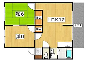 ドリームライフ  ｜ 大阪府枚方市楠葉野田２丁目（賃貸アパート2LDK・1階・55.89㎡） その2