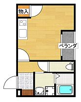 chou chou Nakamiya WEST  ｜ 大阪府枚方市中宮西之町（賃貸アパート1R・2階・24.18㎡） その2