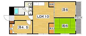 エクセル天の川  ｜ 大阪府枚方市天之川町（賃貸マンション3LDK・3階・61.05㎡） その2