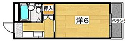 ハレアカラ 1Kの間取図画像
