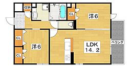 Emouvoir 2LDKの間取図画像
