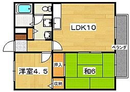 エミネンスホシガオカ 2LDKの間取図画像
