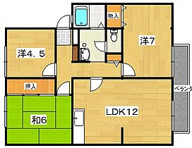 サンライフU  ｜ 大阪府交野市星田８丁目12-1（賃貸アパート3LDK・2階・67.41㎡） その2