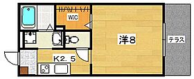 プレイスK・M C棟  ｜ 大阪府枚方市春日元町２丁目（賃貸アパート1K・2階・27.08㎡） その2