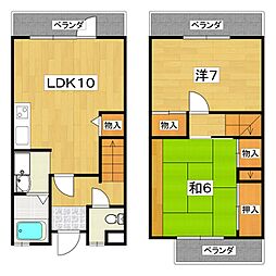 メゾン.セレステ21 2LDKの間取図画像