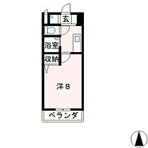 滋賀県大津市平津１丁目（賃貸マンション1K・3階・23.37㎡） その2