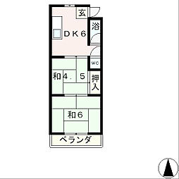うずらマンション 2階/-