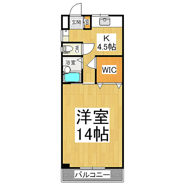 ローヤルコーポ東口 207｜長野県塩尻市大門七番町(賃貸アパート1K・2階・40.00㎡)の写真 その2