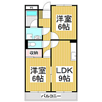 Limpia　Sun・Flatsみやびか  ｜ 長野県塩尻市大門桔梗町（賃貸マンション2LDK・3階・48.60㎡） その2