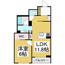 ＲＥＶ・ＭＯ　Ｅｍｅｒａｌｄ  ｜ 長野県松本市笹部2丁目（賃貸マンション1LDK・1階・48.20㎡） その2