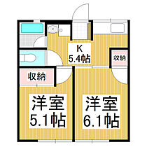 ComodoCoco  ｜ 長野県塩尻市大門五番町（賃貸アパート2K・1階・34.80㎡） その2