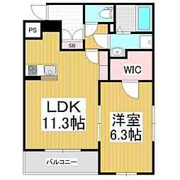 間取図画像 1LDK