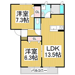 物件の間取り