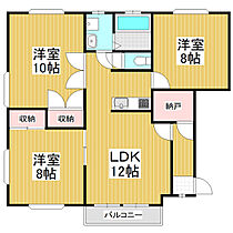 サンパレス並柳  ｜ 長野県松本市出川3丁目（賃貸マンション3LDK・2階・62.10㎡） その2