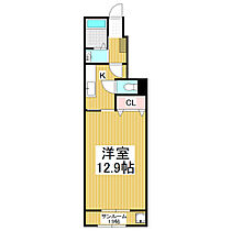 長野県松本市神田1丁目（賃貸アパート1K・1階・40.78㎡） その2