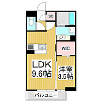 (仮)両島D-ROOM  ｜ 長野県松本市両島（賃貸アパート1LDK・1階・33.39㎡） その2