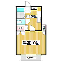 カーサマサキＢ棟 107 ｜ 長野県松本市大字島立（賃貸アパート1DK・1階・35.80㎡） その2