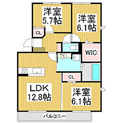 物件の間取り