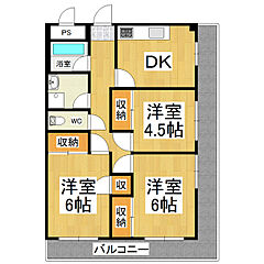 物件の間取り