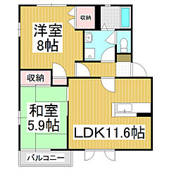 物件の間取り