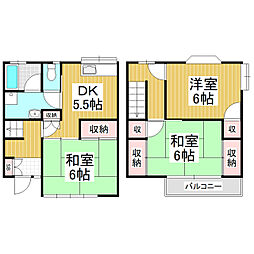 コート花崎 3DKの間取図画像