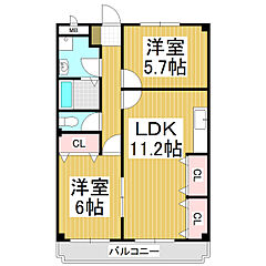 物件の間取り