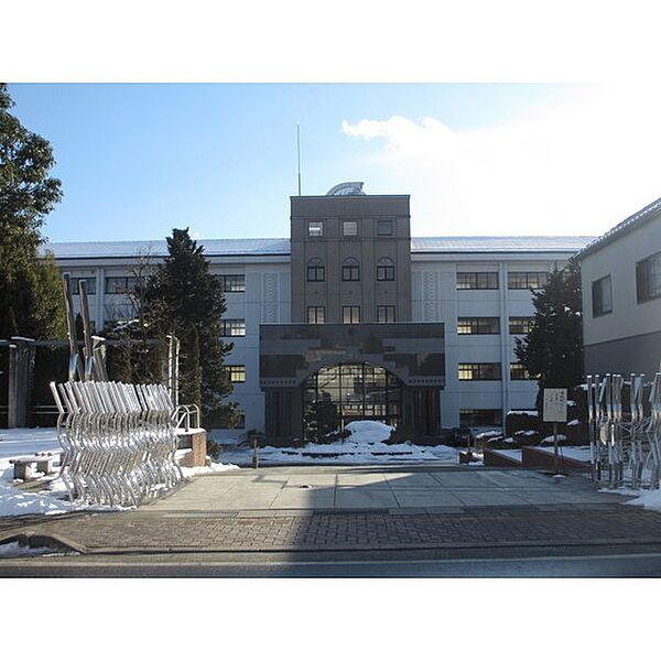 画像22:高校・高専「長野県飯田高校まで1209ｍ」