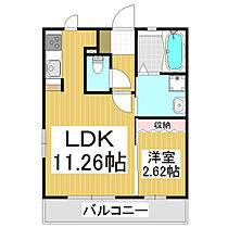 ARCADIA緑ヶ丘　WEST  ｜ 長野県飯田市松尾清水（賃貸アパート1LDK・1階・34.42㎡） その2