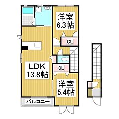 物件の間取り
