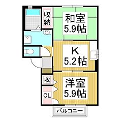 物件の間取り