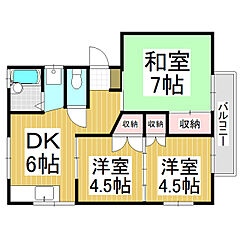 物件の間取り