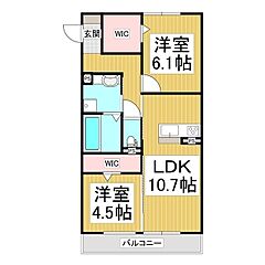 物件の間取り