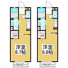 物件の間取り