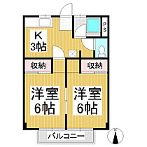 コーポ朝陽  ｜ 長野県長野市大字北堀（賃貸マンション2K・2階・39.00㎡） その2