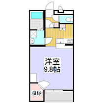 レオパレスクレールII 207 ｜ 長野県中野市三好町1丁目（賃貸アパート1K・2階・31.33㎡） その2