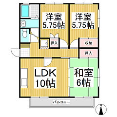 物件の間取り