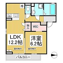 Lemon grass  ｜ 長野県長野市大字栗田（賃貸アパート1LDK・2階・47.58㎡） その2