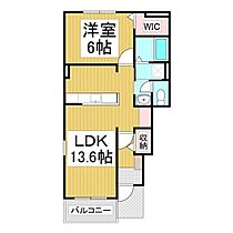 リヴィエールII　Ａ 101 ｜ 長野県長野市豊野町蟹沢（賃貸アパート1LDK・1階・46.06㎡） その2