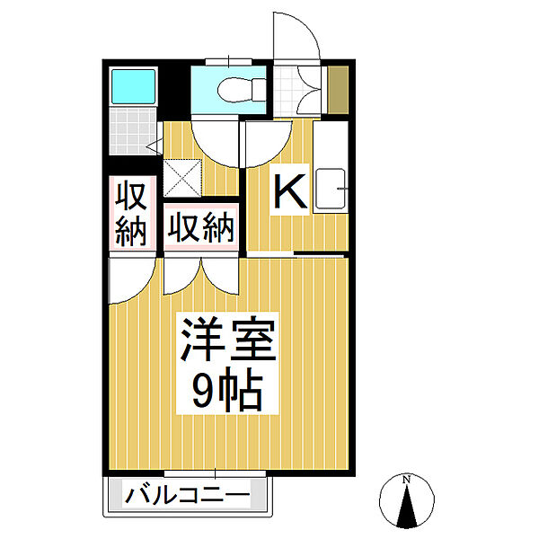 サンハイツ峯村 ｜長野県長野市大字高田(賃貸アパート1K・1階・28.00㎡)の写真 その2