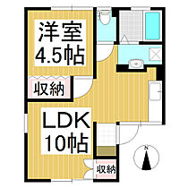 ヴィラ上松　Ｂ棟  ｜ 長野県長野市上松4丁目（賃貸アパート1LDK・1階・35.67㎡） その2