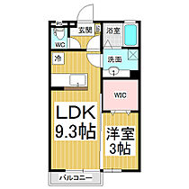 Ｌｉｂｅｒｔｙ　Ｃｏｕｒｔ  ｜ 長野県長野市若里1丁目（賃貸アパート1LDK・1階・33.39㎡） その2