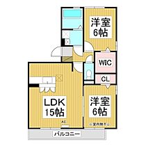 パークサイド  ｜ 長野県長野市七瀬（賃貸アパート2LDK・1階・61.32㎡） その2