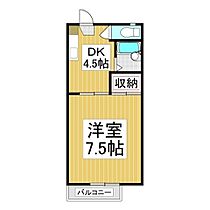 フレグランスしん　Ｃ棟  ｜ 長野県長野市吉田4丁目（賃貸アパート1DK・2階・24.71㎡） その2