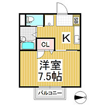 上野ハイツ  ｜ 長野県長野市上野2丁目（賃貸アパート1K・2階・24.84㎡） その2