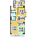 南縣レジデンス4階13.0万円